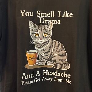 Drama & Headache Cat Tshirt